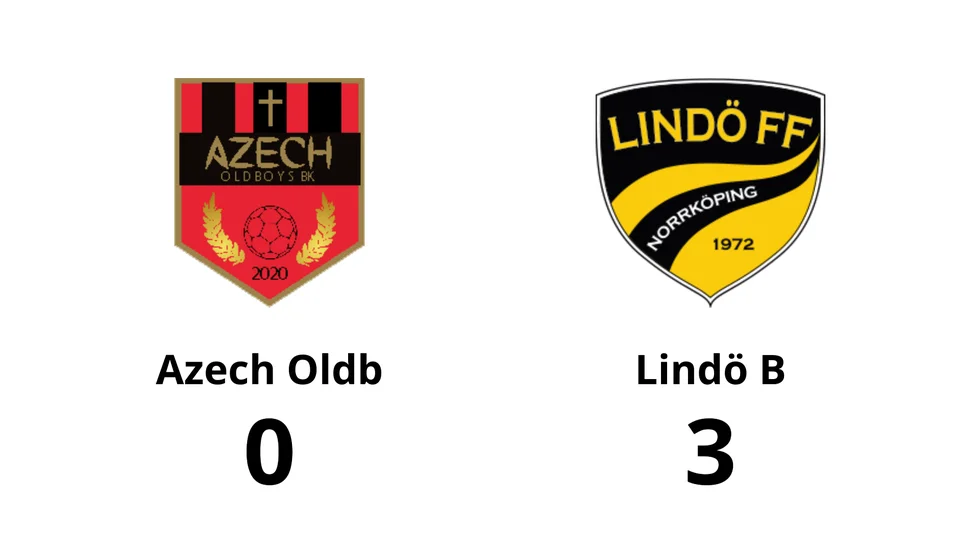 Azech oldboys BK förlorade mot Lindö FF B