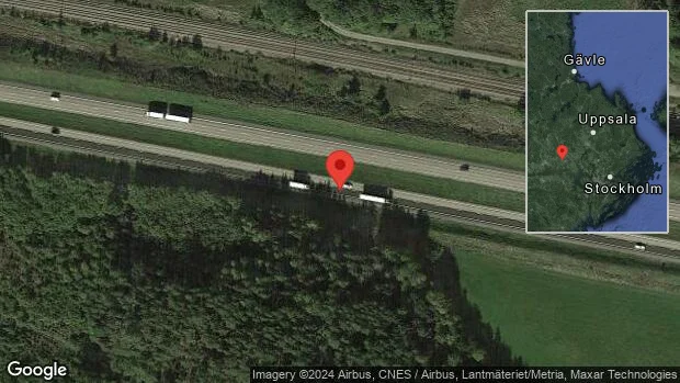 Singelolycka på E18