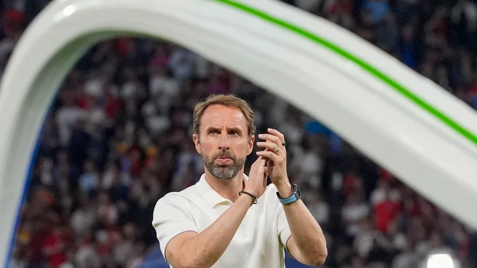 Gareth Southgate avgår från posten som förbundskapten – efter finalförlusten. Arkivbild.
