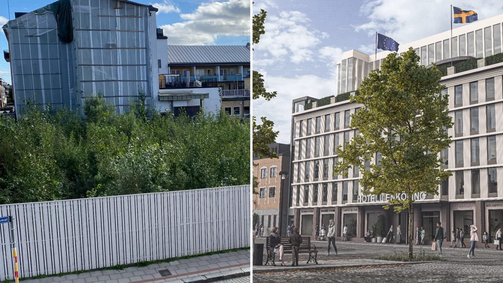Planer på nytt hotell i Stattgropen borde skrotas till förmån för en vårdsatsning, ansvar insändarskribenten.