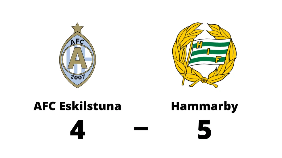 Athletic FC Eskilstuna förlorade mot Hammarby IF