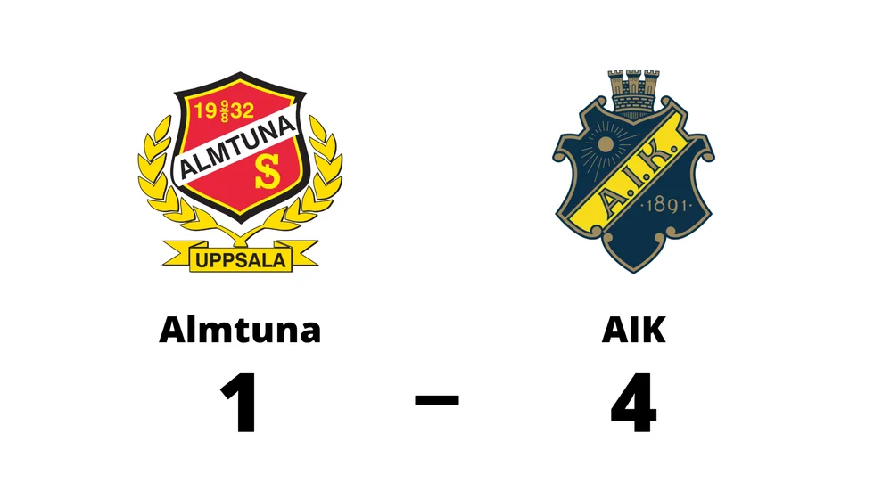 Almtuna IS förlorade mot AIK