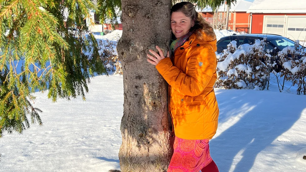 Sofia Ekeroth har genomfört guidade skogsmeditationer sedan 2021. 