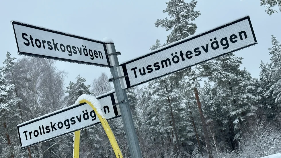 Infrastrukturen i Storskogen börjar komma på plats. Så småningom ska här också byggas en ny förskola.