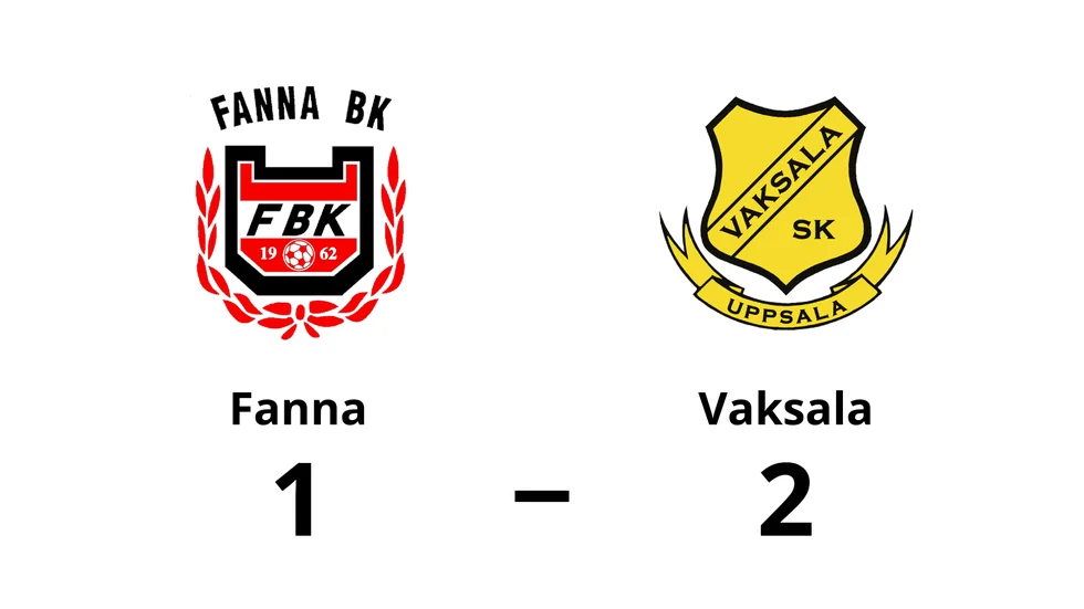 Fanna BK förlorade mot Vaksala SK