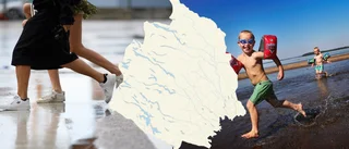 Regnet biter sig fast – då väntas sommarvärmen