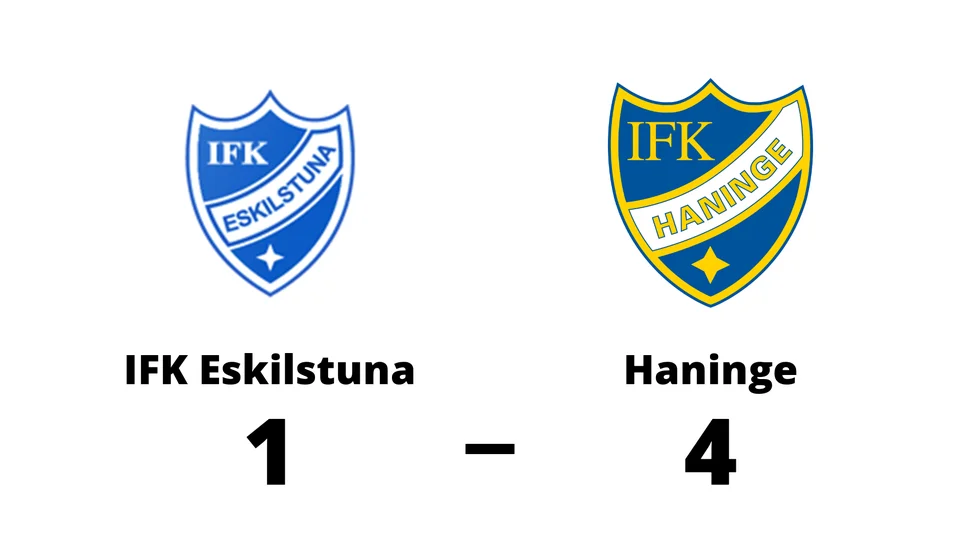 IFK Eskilstuna förlorade mot Haninge