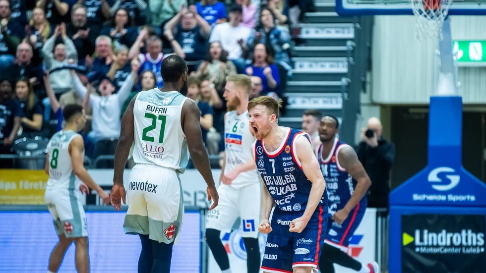 Gustav Hansson avgjorde ännu en match för BC Luleås del.