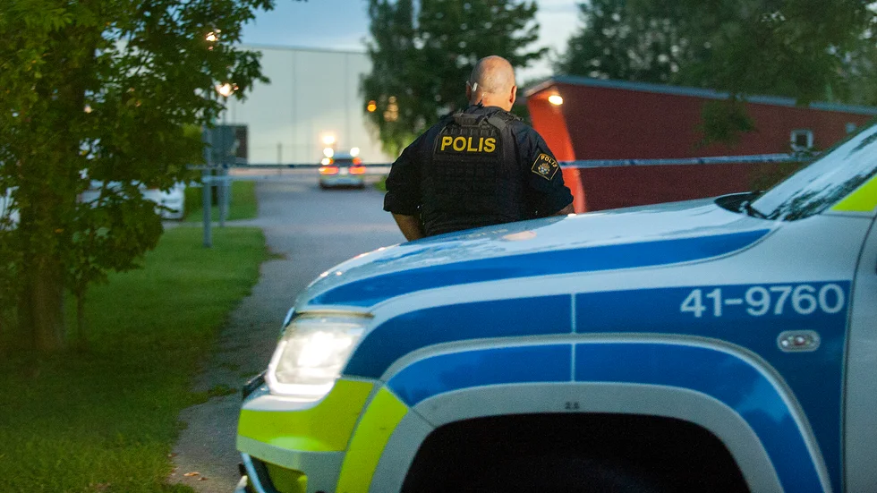 Bomben i Högbrunn orsakade ett massivt polispådrag.
