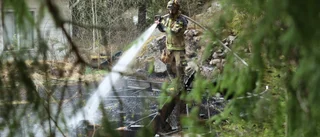 Brand i Järlåsatrakten – en person fick brännskador