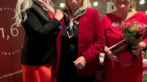 Katarina Fallholm LTU, Professor Karin Schenck-Gustavsson samt Marianne Blomqvist.