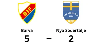 Svängigt när Barva vände och vann