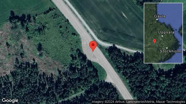 Flera fordon i olycka på väg 70