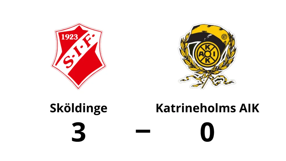 Sköldinge IF vann mot Katrineholms AIK