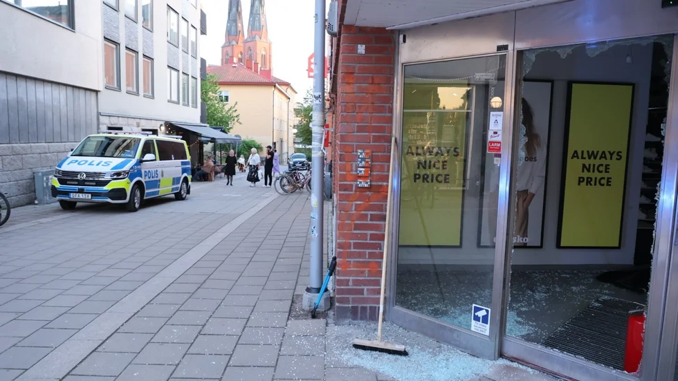 Incidenten inträffade vid 21-tiden på fredagen.