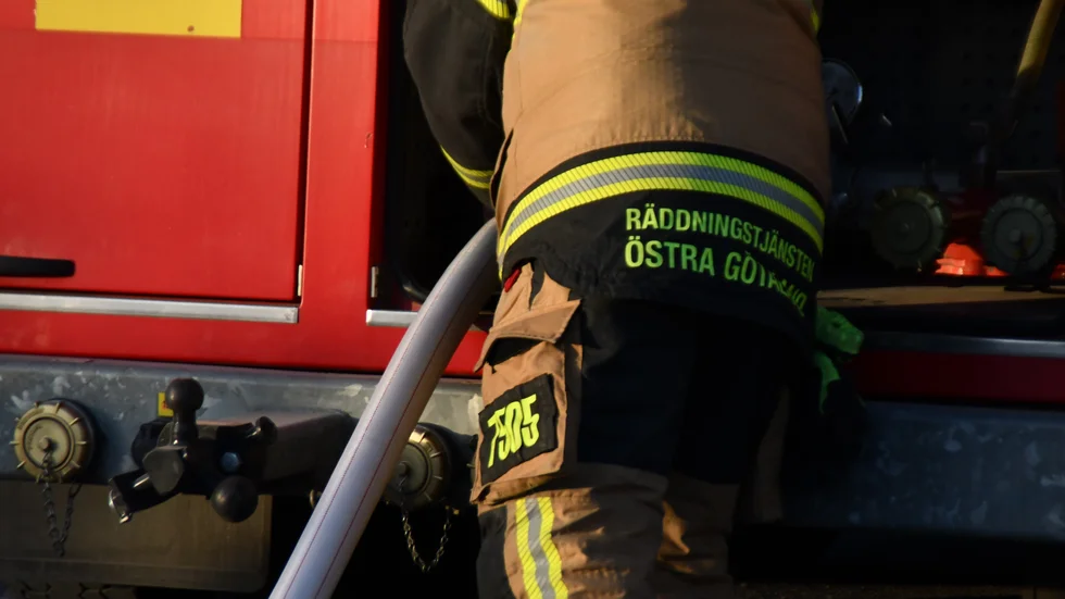 Ett larm om en brand i Rejmyretrakten kom strax före klockan 16 på torsdagseftermiddagen.