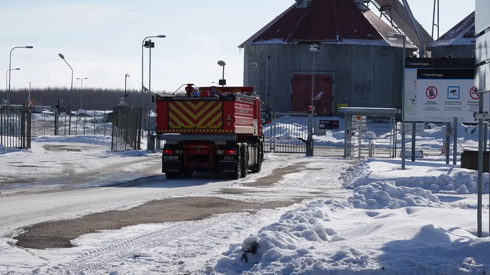 En brand uppstod på renseriet på Smurfit Kappa på tisdagsförmiddagen. "Redan vid 13-tiden fick vi veta att branden var under kontroll. De höll på att riva för efterkoll i väggen", fortsätter Malin Carlborg.