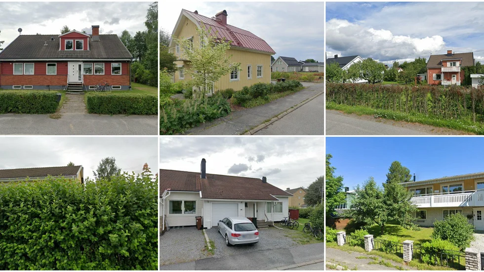 Södergatan 68, Skärgatan 6, Skråmträskvägen 42, Laxgatan 14, Klostergatan 28 och Bondegatan 7