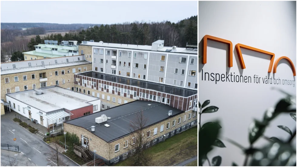 Patienten, som vårdades på Lasarettet i Enköping, påstår sig ha men för livet.