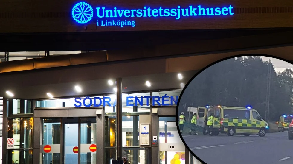 LINKÖPING 20150115
Genrebild på Universitetssjukhuset, US, Linköping.
Bilden: Södra entrn.
Bild Jeppe Gustafsson