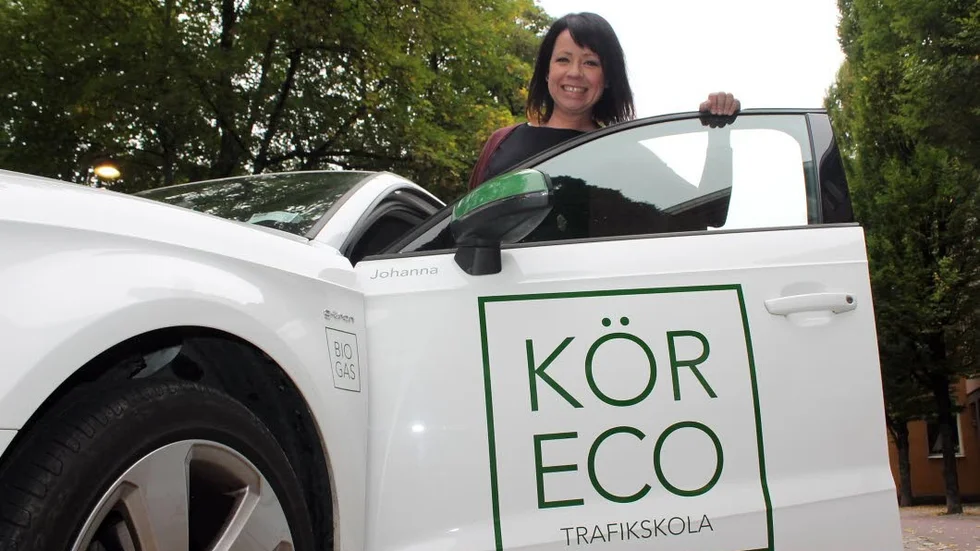 Johanna Edelönn, vd och delägare till Kör Eco Trafikskola, ser det som en vinst enbart genom att vara nominerad till Näringslivsgalan.