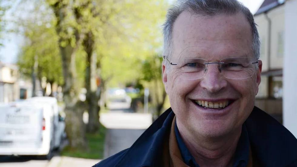 Jacob Käll, Djursdala samhällsförening, gläds över samarbetet med Jönköpings Universitet och King’s College i London.