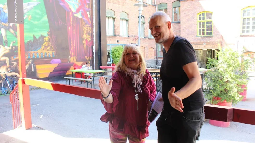 Presskonferens måndag 2 juli i Norrköping: Carina Perenkranz och Måns Ahlin presenterar Norrköpings studios.