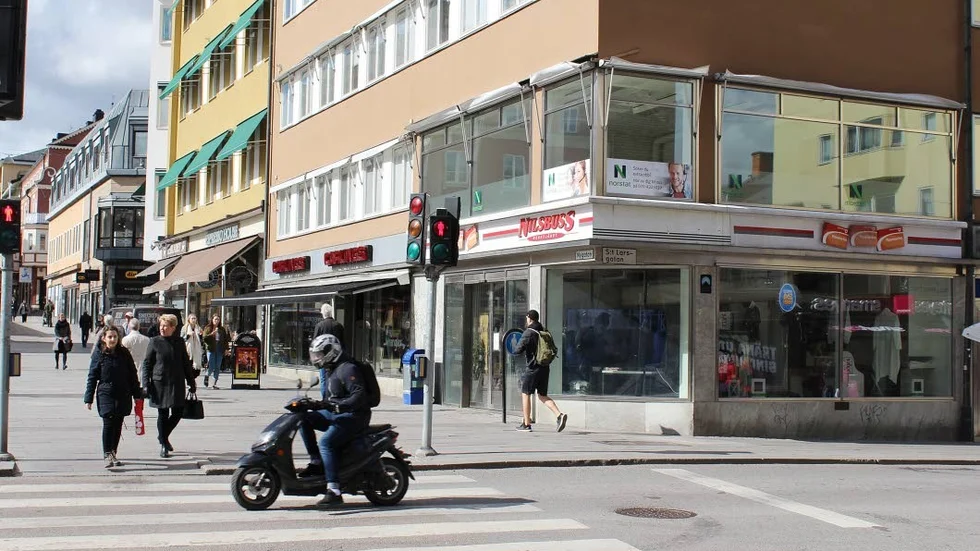 Hörnläge. I juni ska 7-Eleven öppna vid Trädgårdstorget i Linköping.