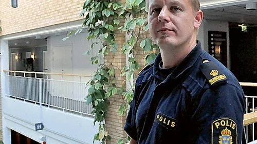 Erik Thulin, informatör hos Polisen Östergötland. Foto: Tommy Pettersson