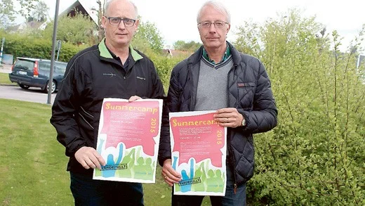 Firar 50 år. I sommar är det dags för den femtionde upplagan av Västervikslägret och den fjärde av Summercamp. På bilden ses Kenth Karlsson och Anders Östlund.