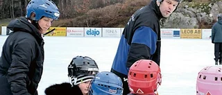 Skridskoskola med inslag av bandy