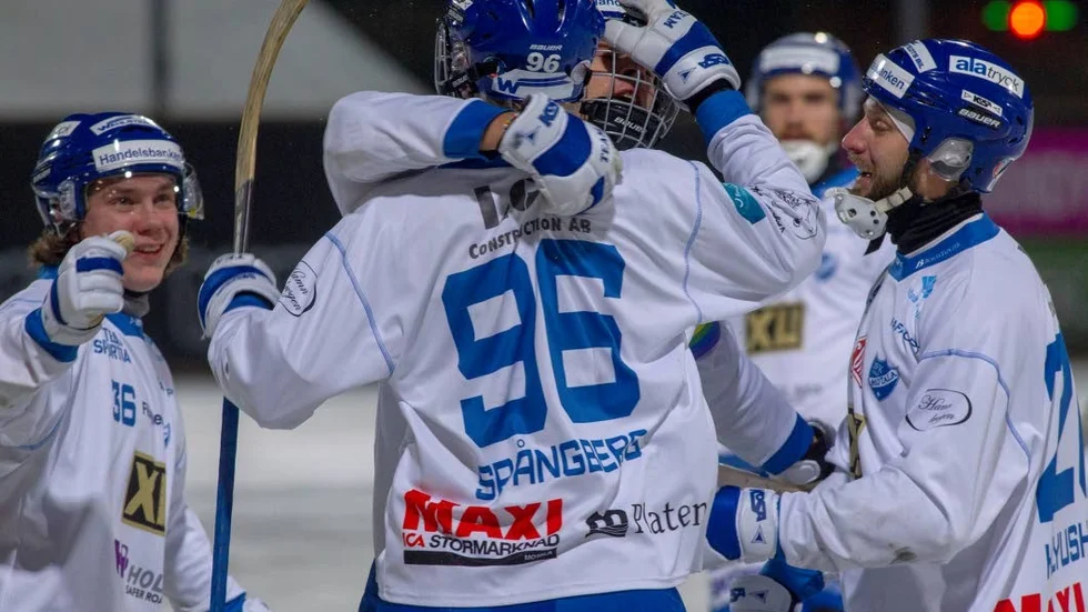 IFK-jubel efter Viktor Spångbergs första mål.