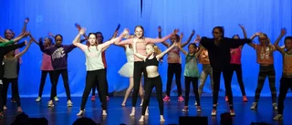 Korpen visade upp dans - 35 danselever stod på scenen