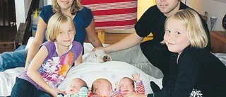 Trippel babylycka i Virserum
