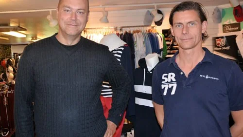 Peter Jakobsson, klubbchef, och Magnus Johansson, pro, har flera idéer som ska göra Tobo GK ännu attraktivare.