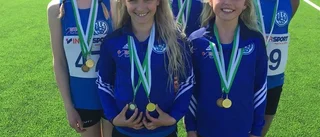 Medaljregn över Södra Vi:s friidrottsungdomar