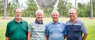 Herrar +75 tog hem DM silver i golf