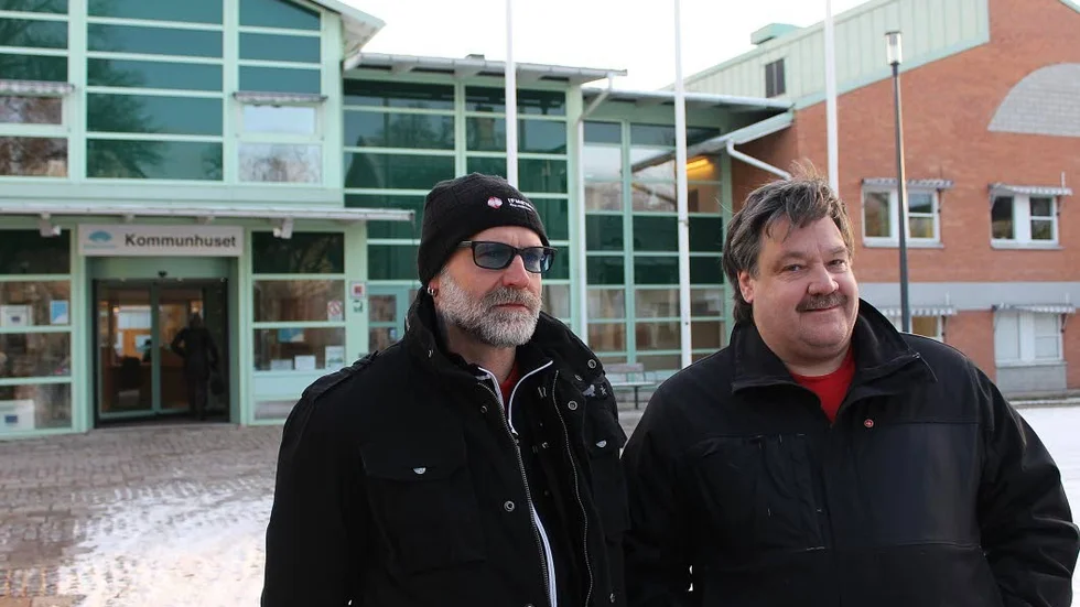 Utkastade. Mikael Sääf, Joakim Höglund och de andra V-politikerna är inte längre en del av Solidariskt Motala.