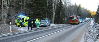 Inga personskador efter trafikolycka