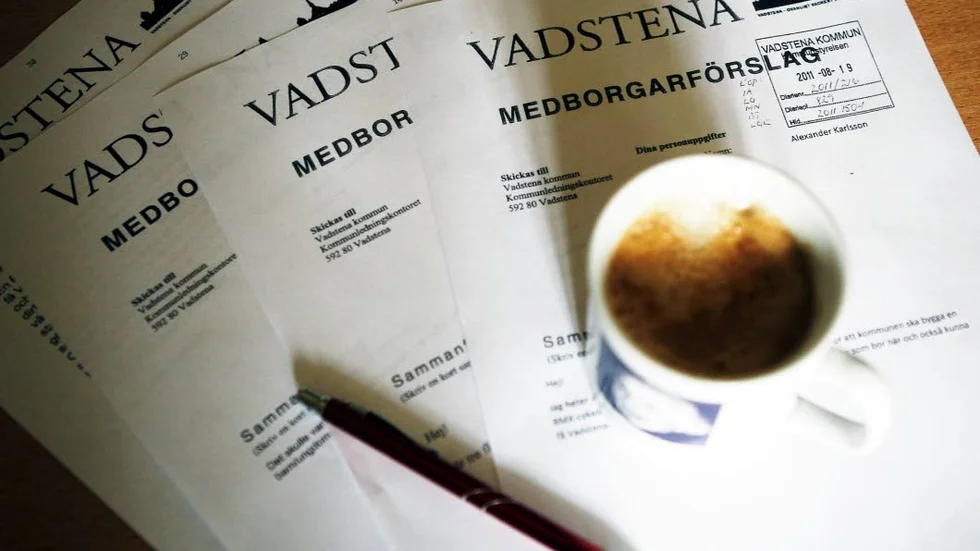 Medborgarförslag.
Vi behöver inte lyfta blicken högre än till Vadstena eller Mjölby, där systemet fungerar.