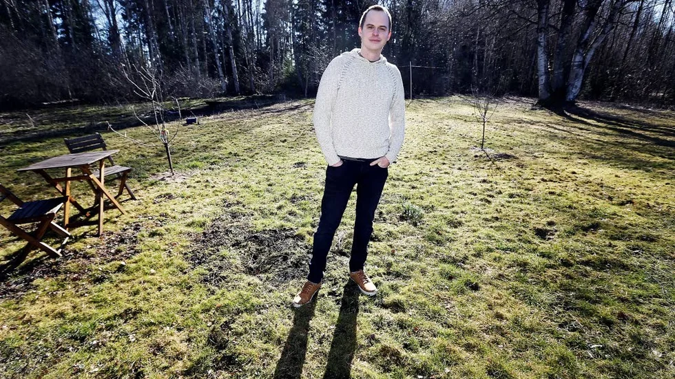 David Appelgren är engagerad i mobil samåkning på landsbygden.
