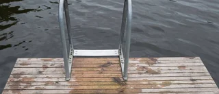 Fortfarande tätt med bakterier på bad
