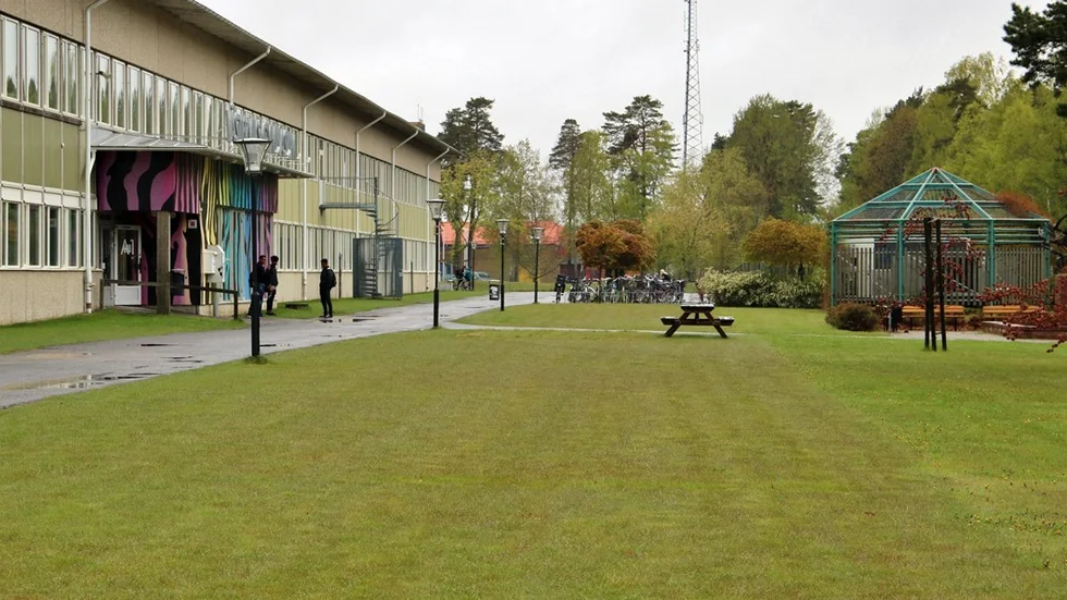 I år kommer studentutsläppet att ske ut mot Östersjövägen. Foto: Liselotte S Johansson