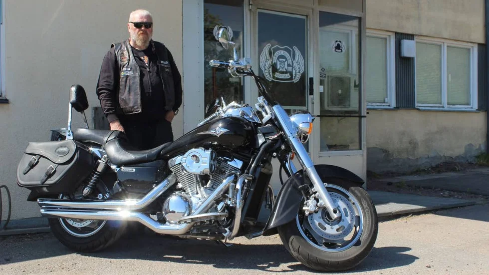 Arkivbild. Lars Ståhl, medlem. Under lördagen är det återigen dags för Sleazy Riders välgörenhetsrun.