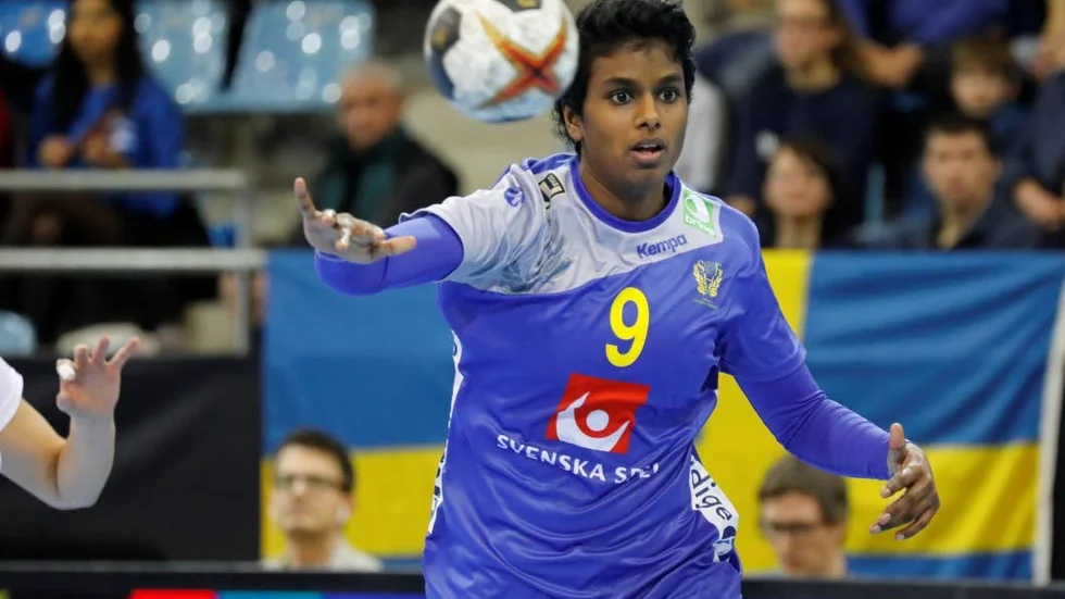 Loui Sand. Vänstersexan fick speltid men hade långt till toppformen mot Argentina.