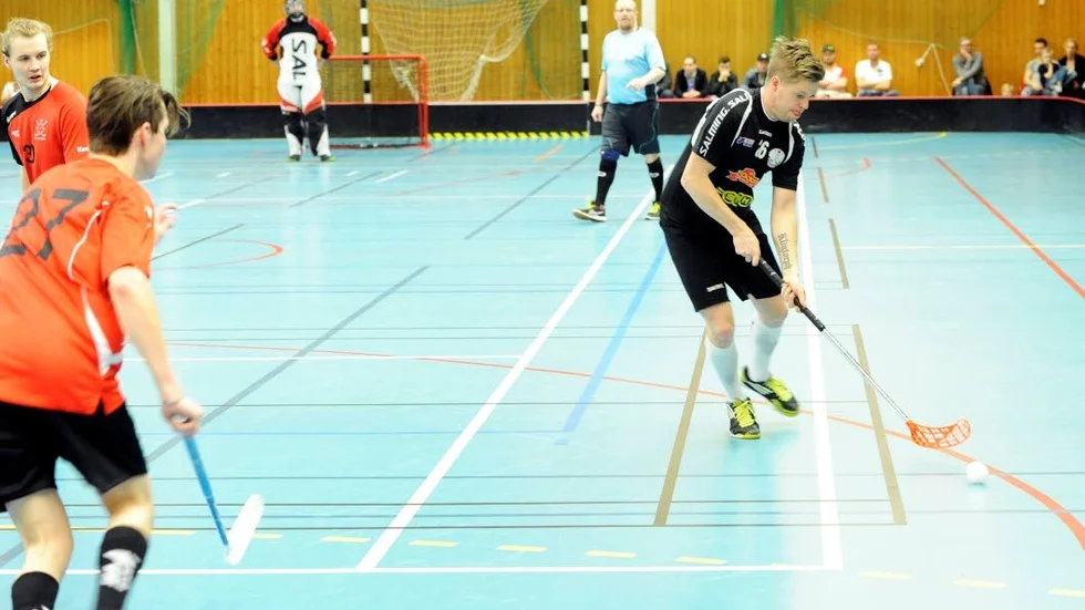 Poängmakare. Christian Klinthorp var inblandad i alla IBF Antvardens mål.