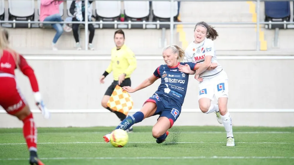 Tremålsskytt. Stina Blackstenius fortsätter att imponera.