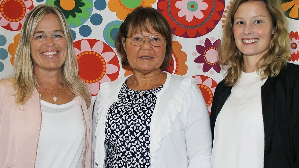 Ansvariga. Karin Hovlund, Ammi Albinsson och Lina Almgren jobbar på Barncentrum i Motala.