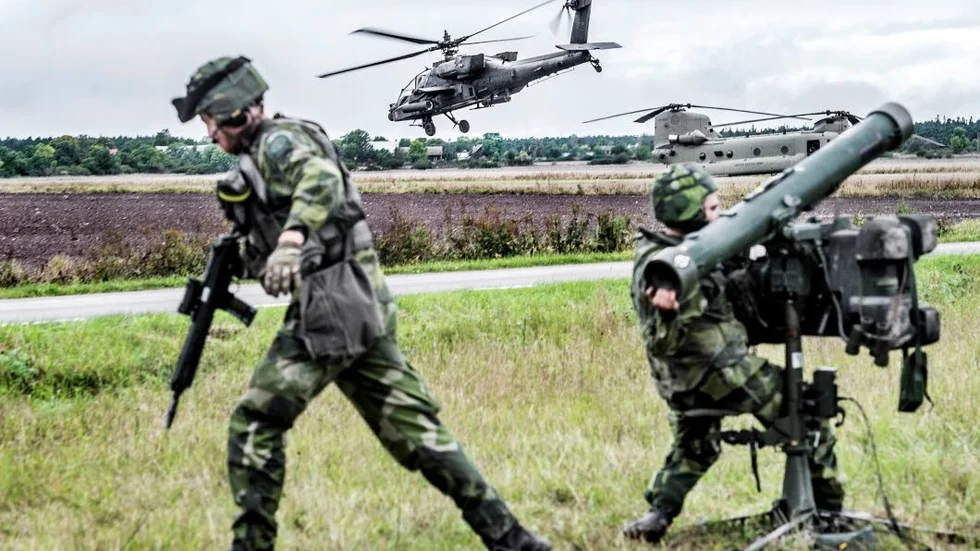Aurora 17. Försvarsmakten övar på Gotland.