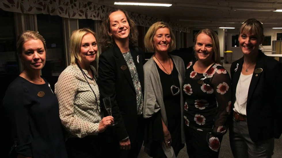 Malin Ekdahl, Ingrid Bolling Montelius, Katarina Berggren, Åsa Karinkanka, Jessica Bergstrand och Susanne Gällerdal från Ladies circle i Mjölby.